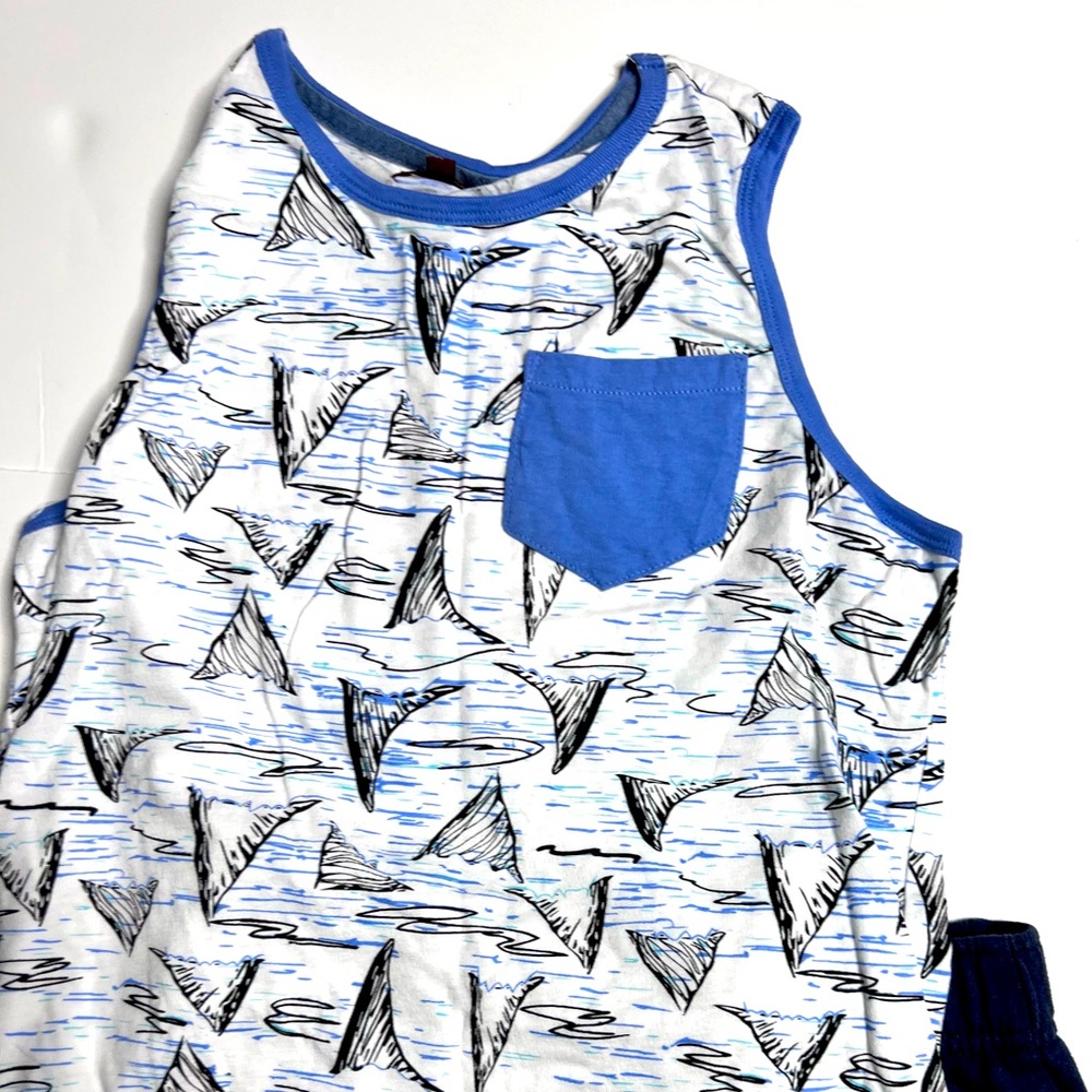 Boys Seven For All Mankind “sail boat”  tank top